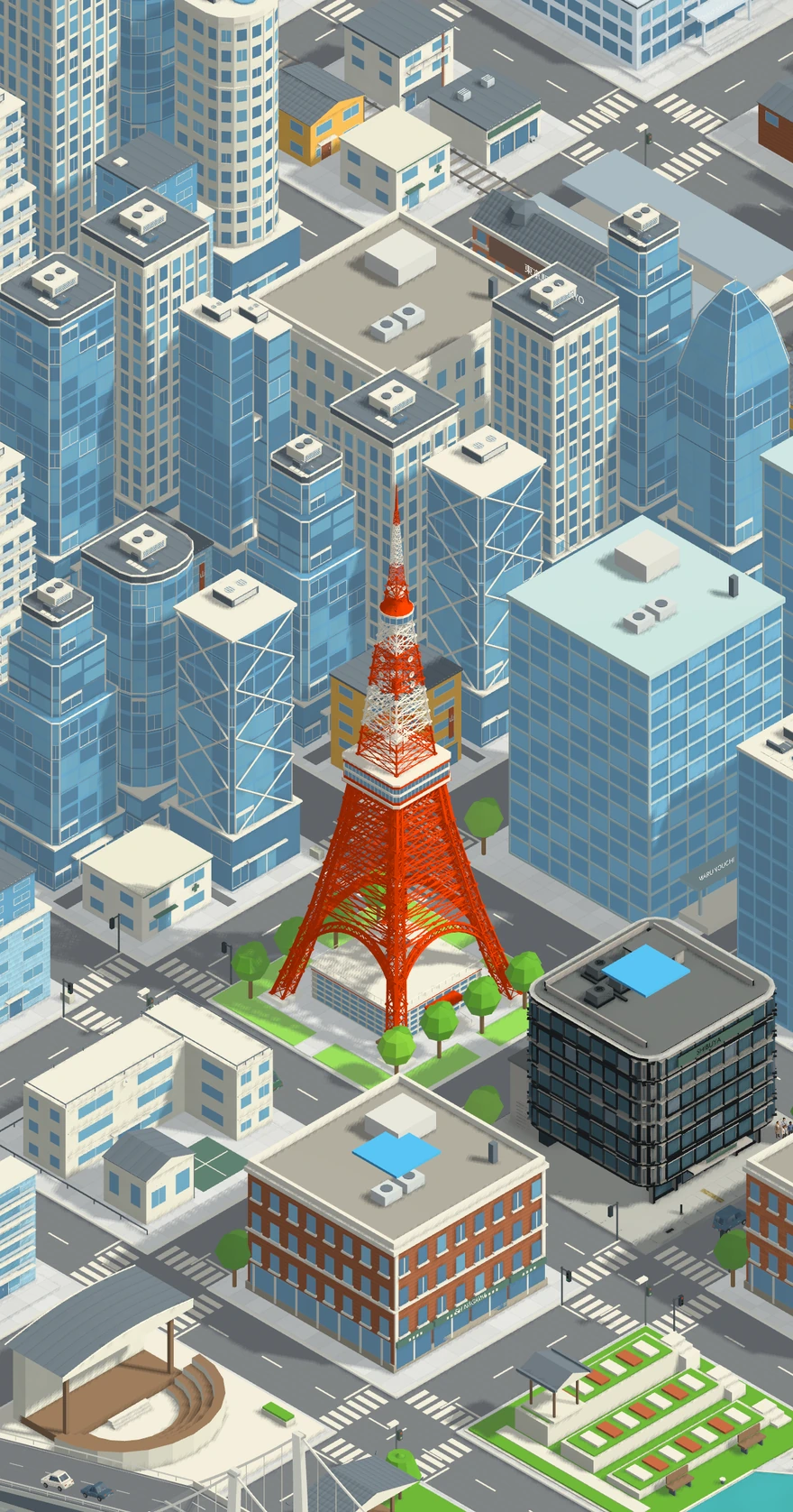 AI Inc.の東京の街並み